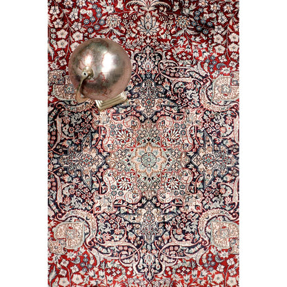 Azerbaijan Hand-Knotted Pure Silk Area Rug