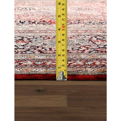 Azerbaijan Hand-Knotted Pure Silk Area Rug