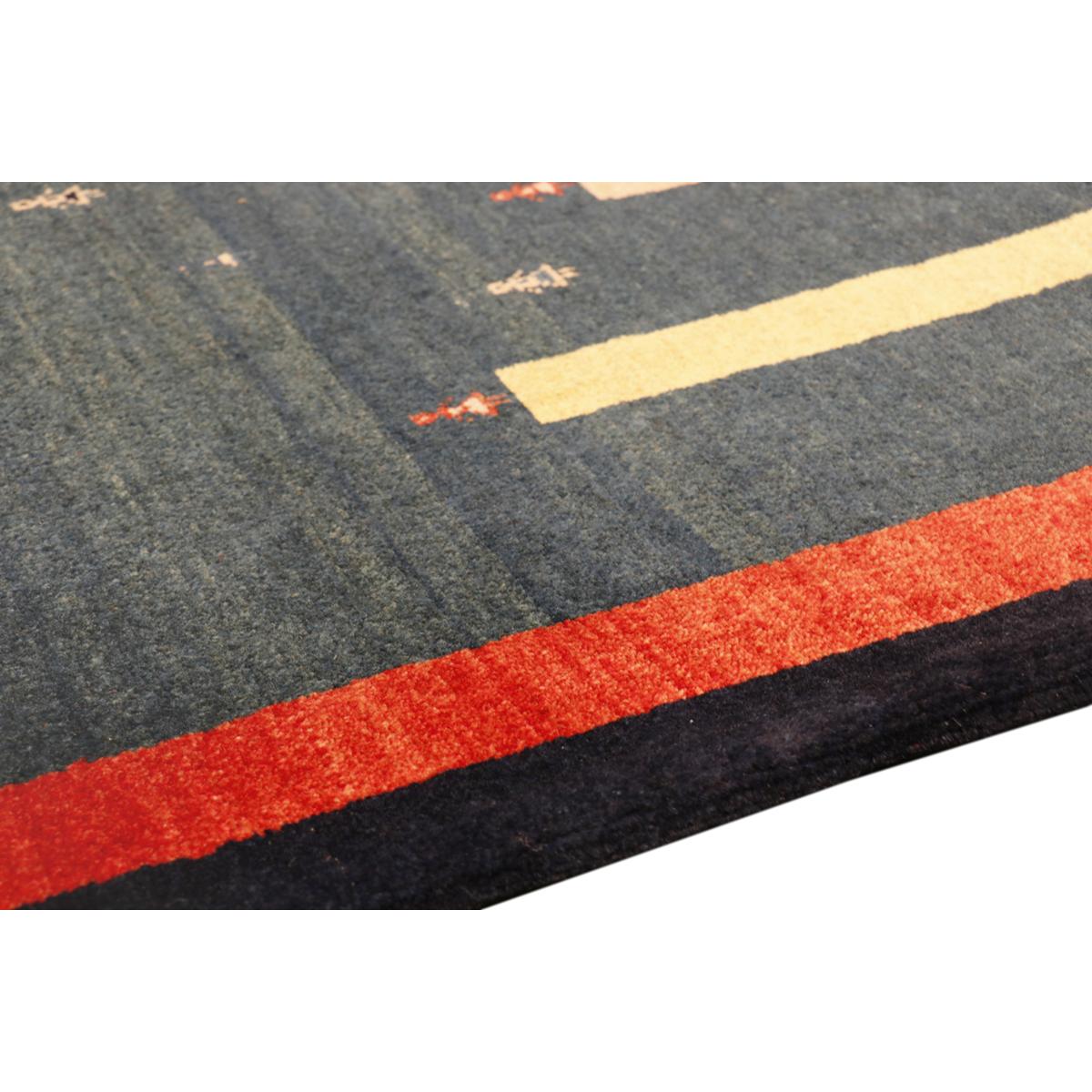 Tribal Hand-Knotted Lamb's Wool Area Rug