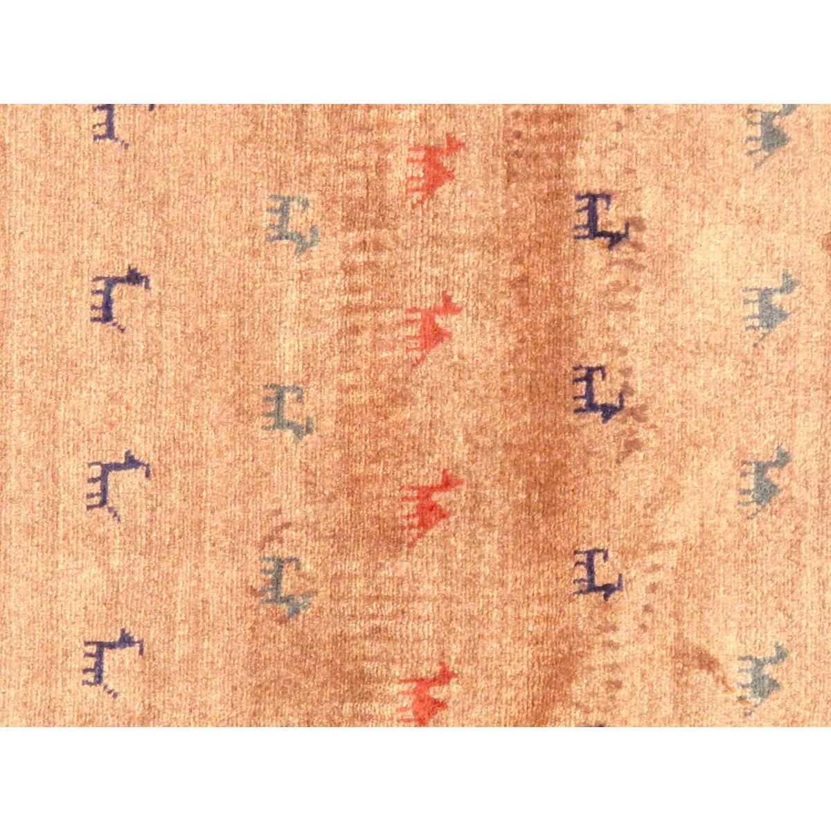 Tribal Hand-Knotted Lamb's Wool Area Rug