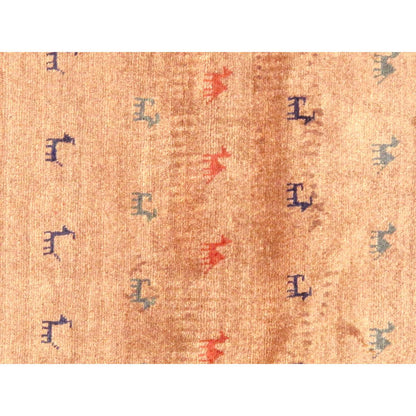 Tribal Hand-Knotted Lamb's Wool Area Rug