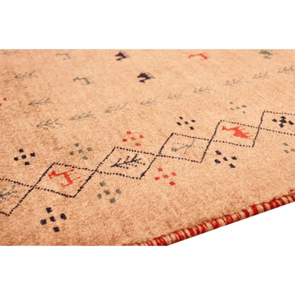 Tribal Hand-Knotted Lamb's Wool Area Rug