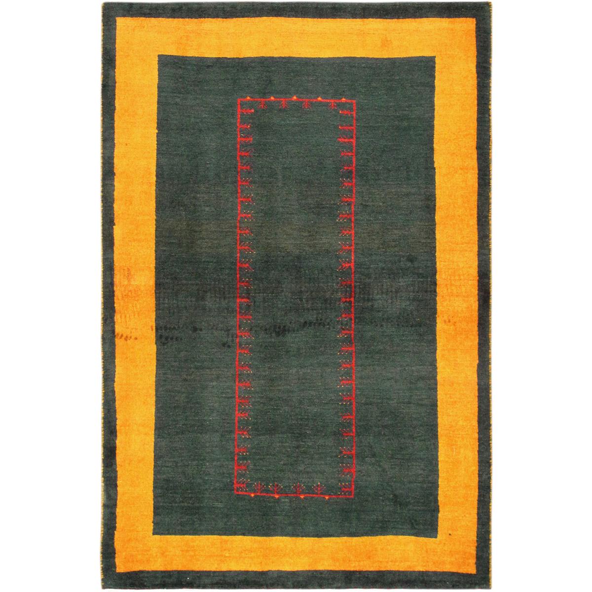 Tribal Hand-Knotted Lamb's Wool Area Rug