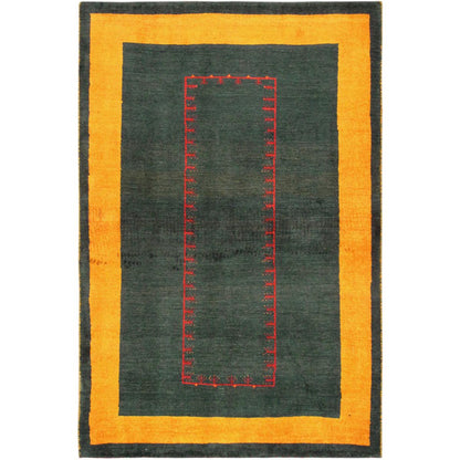 Tribal Hand-Knotted Lamb's Wool Area Rug