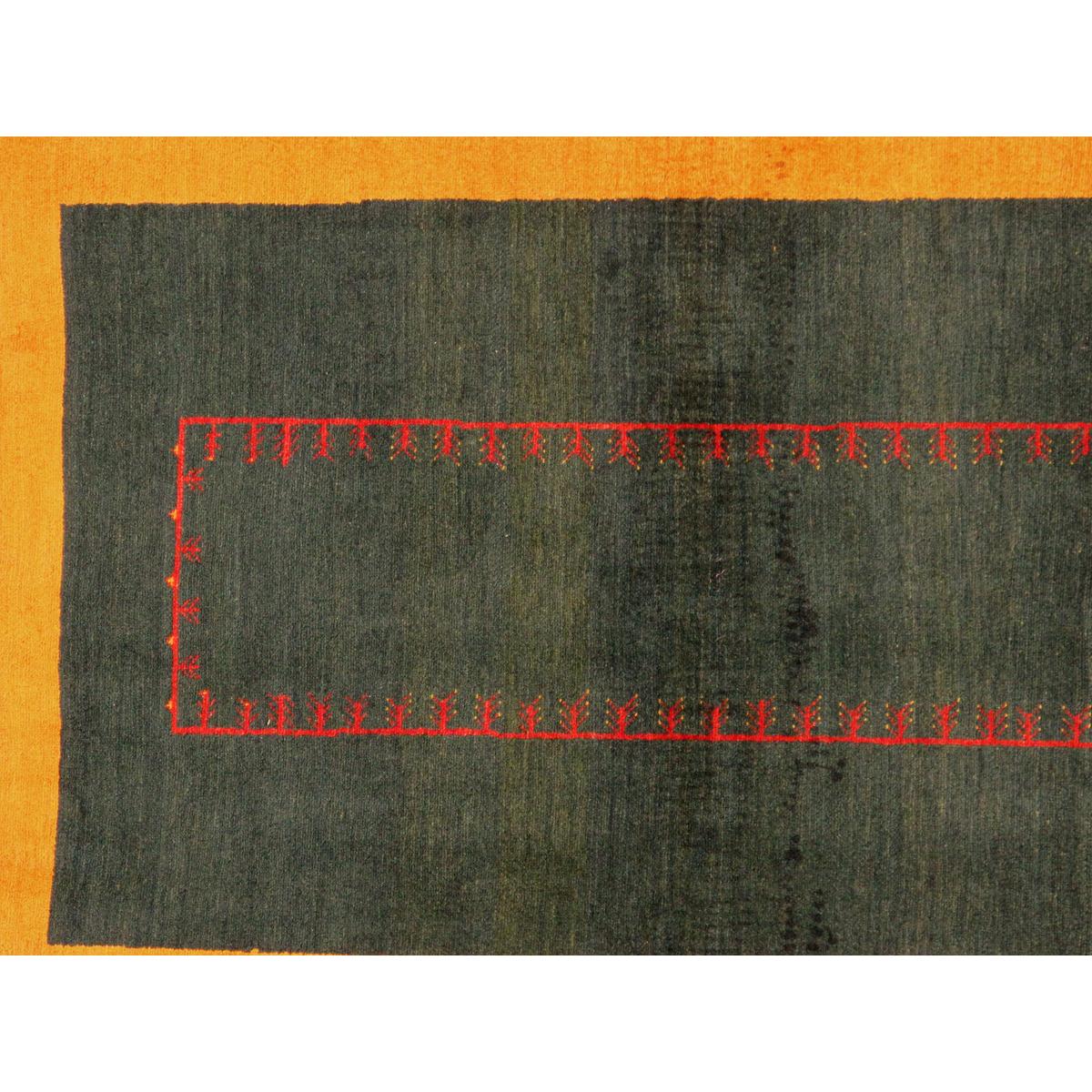 Tribal Hand-Knotted Lamb's Wool Area Rug