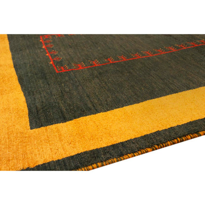 Tribal Hand-Knotted Lamb's Wool Area Rug