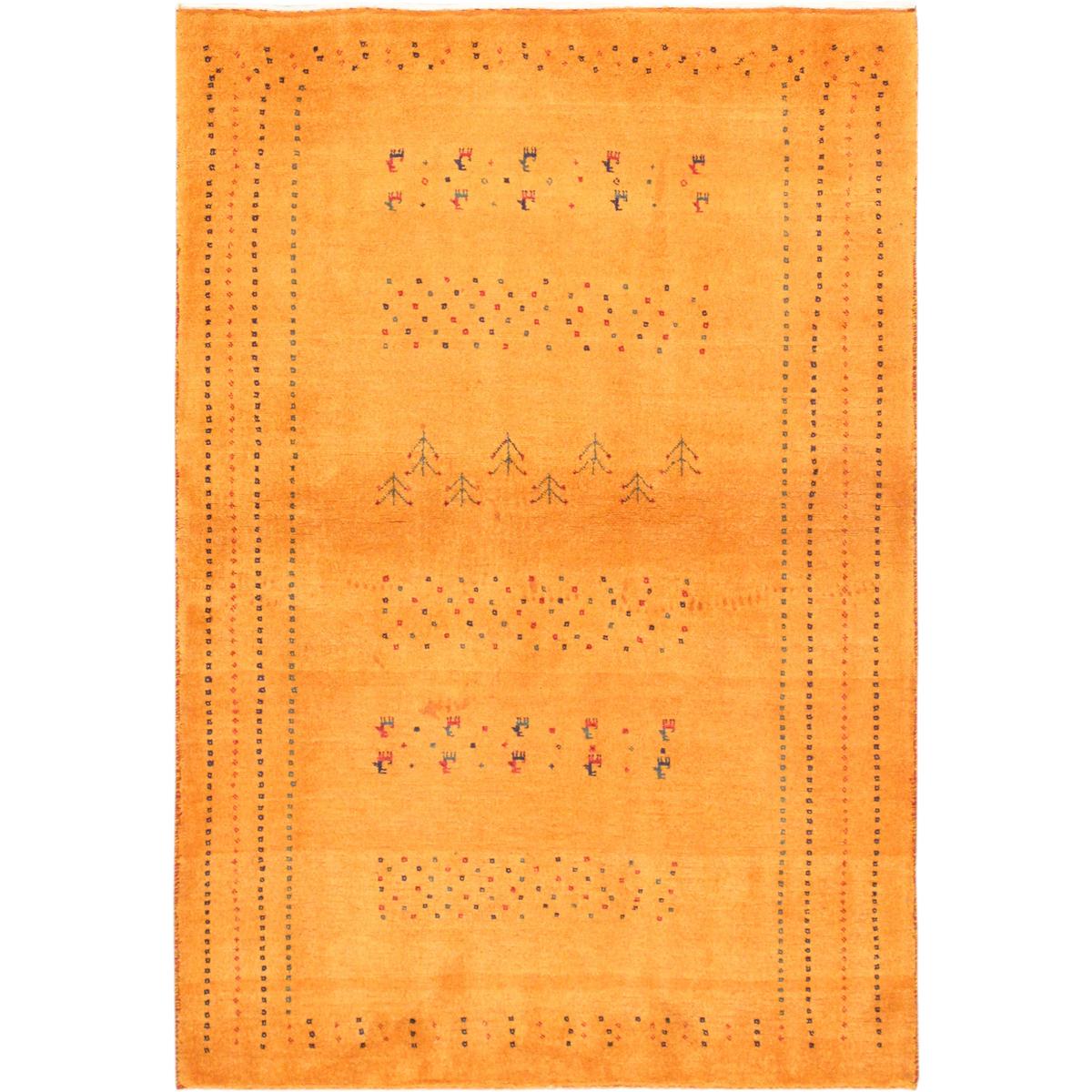 Tribal Hand-Knotted Lamb's Wool Area Rug