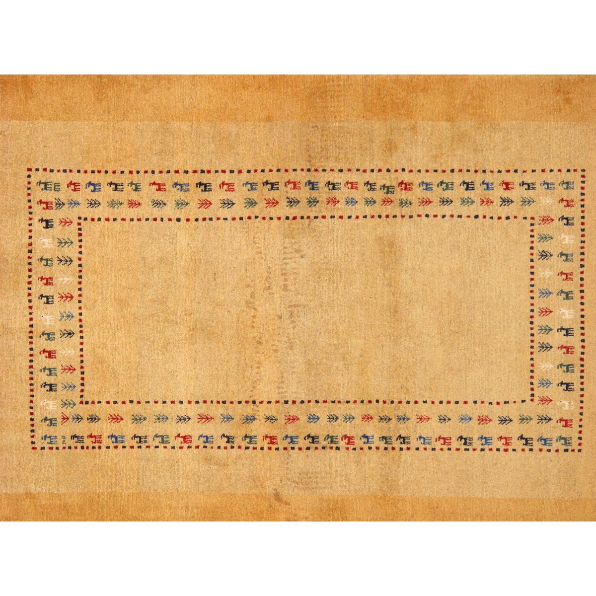 Tribal Hand-Knotted Lamb's Wool Area Rug