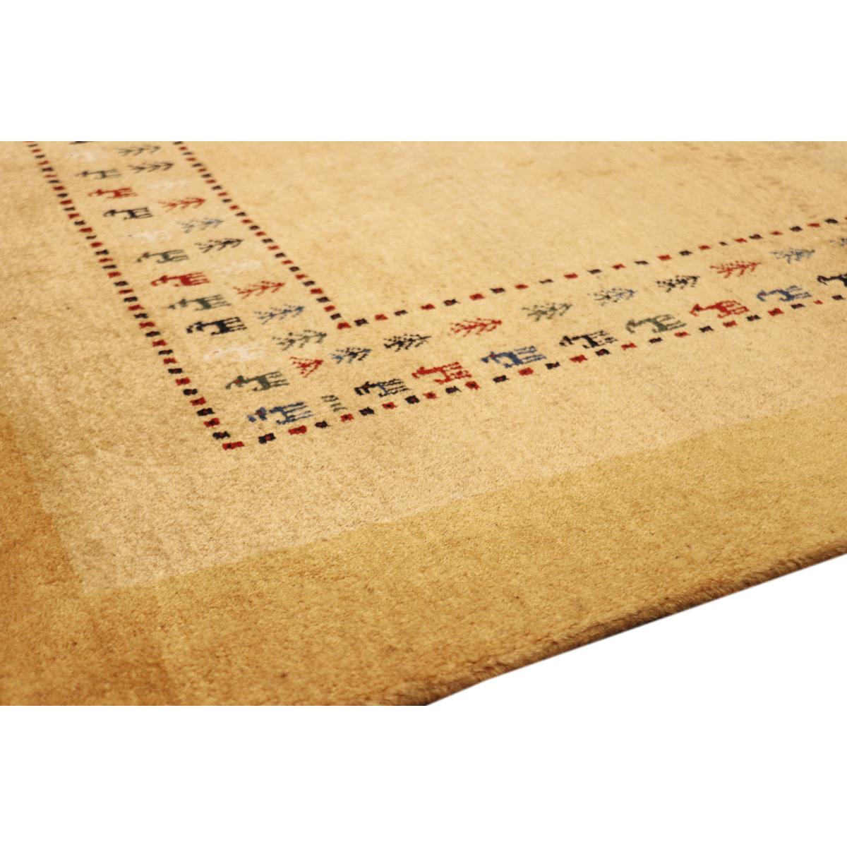 Tribal Hand-Knotted Lamb's Wool Area Rug