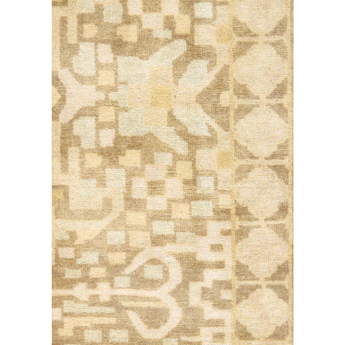 Oushak Hand-Knotted Lamb's Wool Area Rug