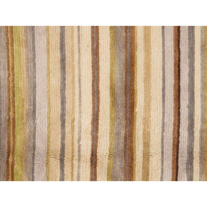 Modern Hand-Knotted Lamb's Wool Area Rug