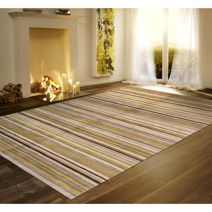 Modern Hand-Knotted Lamb's Wool Area Rug