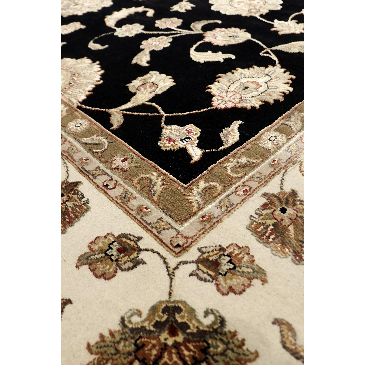 Agra Hand-Knotted Silk & Wool Area Rug