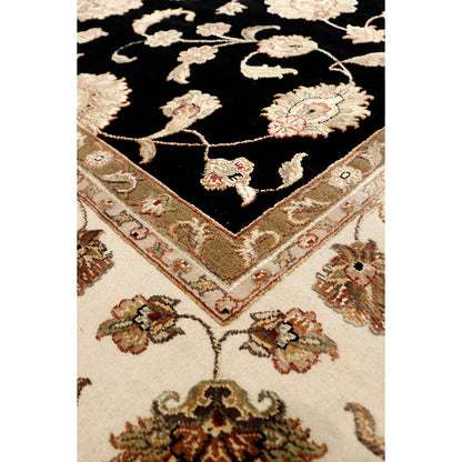 Agra Hand-Knotted Silk & Wool Area Rug