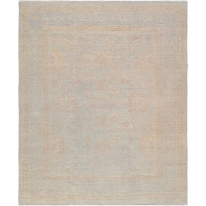 Oushak Hand-Knotted Lamb's Wool Area Rug