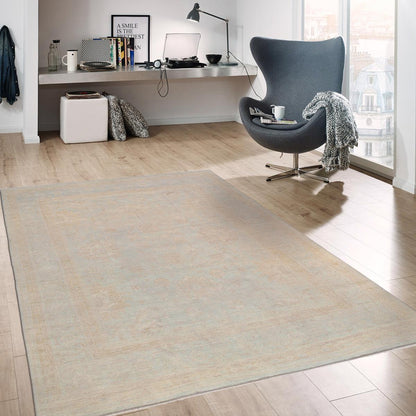 Oushak Hand-Knotted Lamb's Wool Area Rug