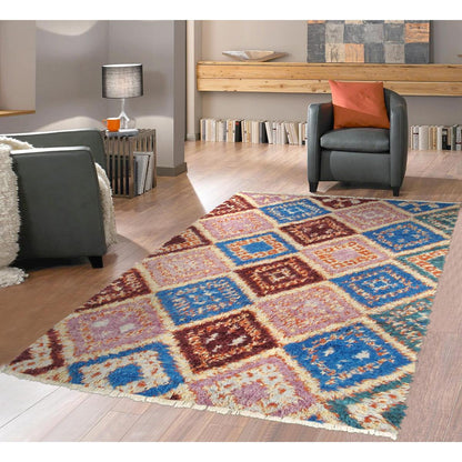 Hand-Knotted Lamb's Wool Area Rug