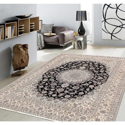 Azerbaijan Hand-Knotted Wool Area Rug