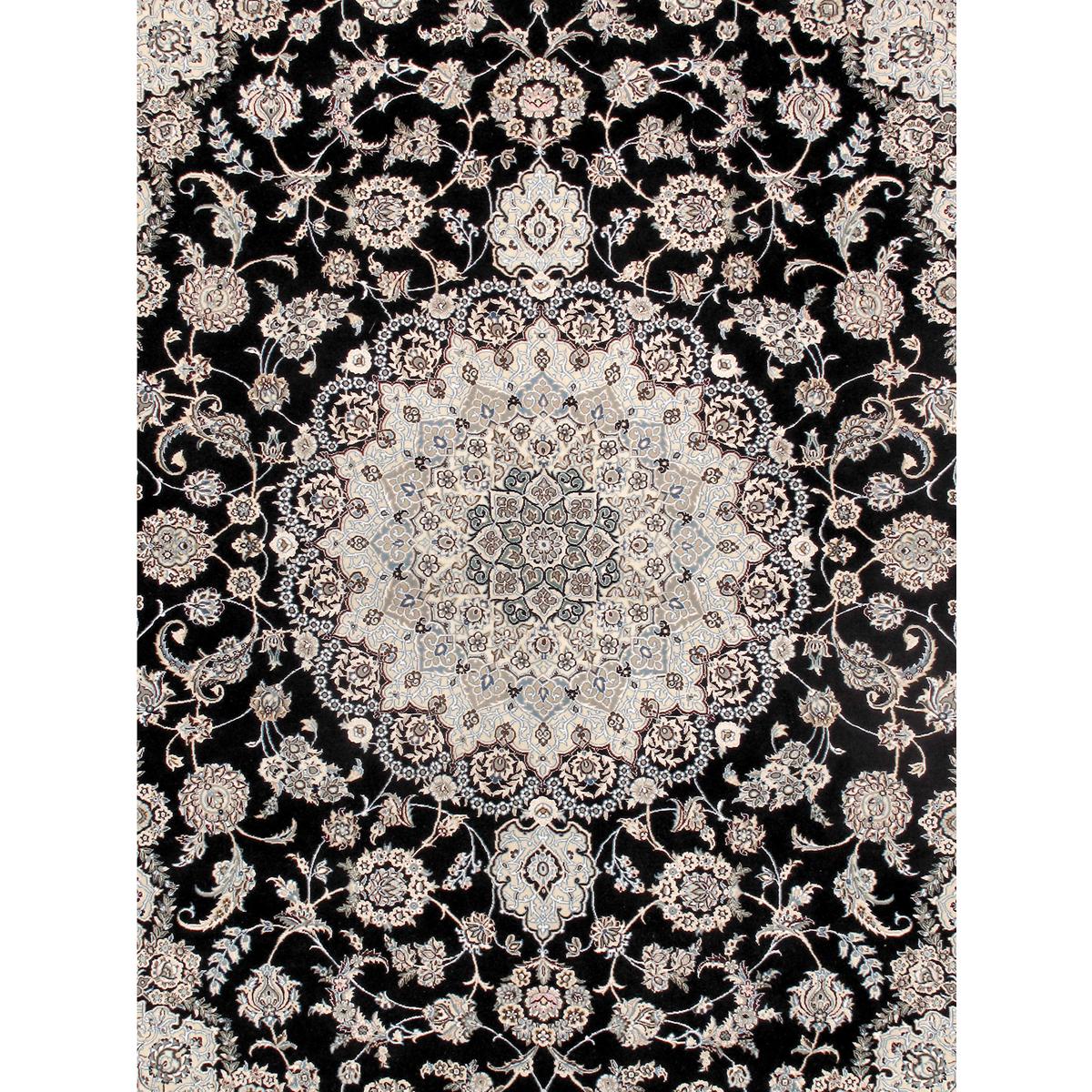 Azerbaijan Hand-Knotted Silk & Wool Area Rug