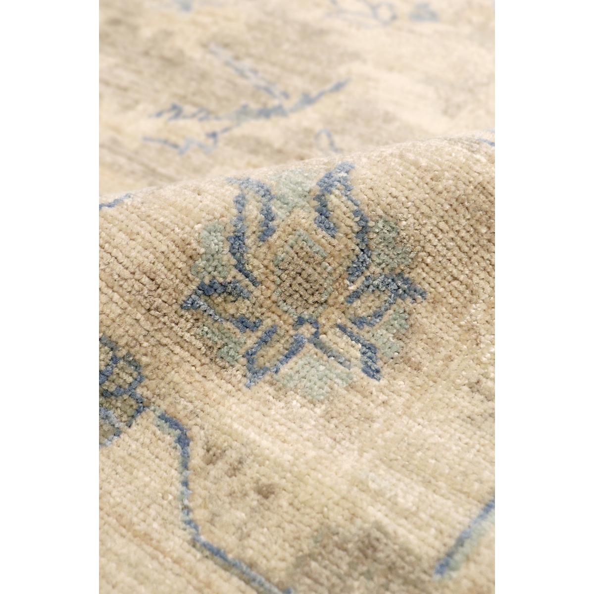 Hand-Knotted Wool Area Rug