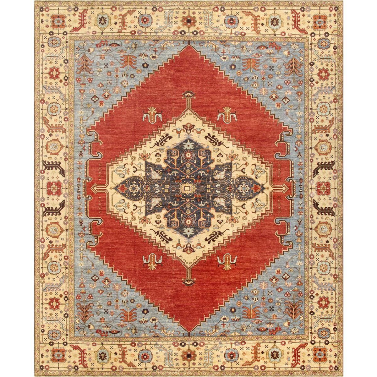 Serapi Hand-Knotted Lamb's Wool Area Rug