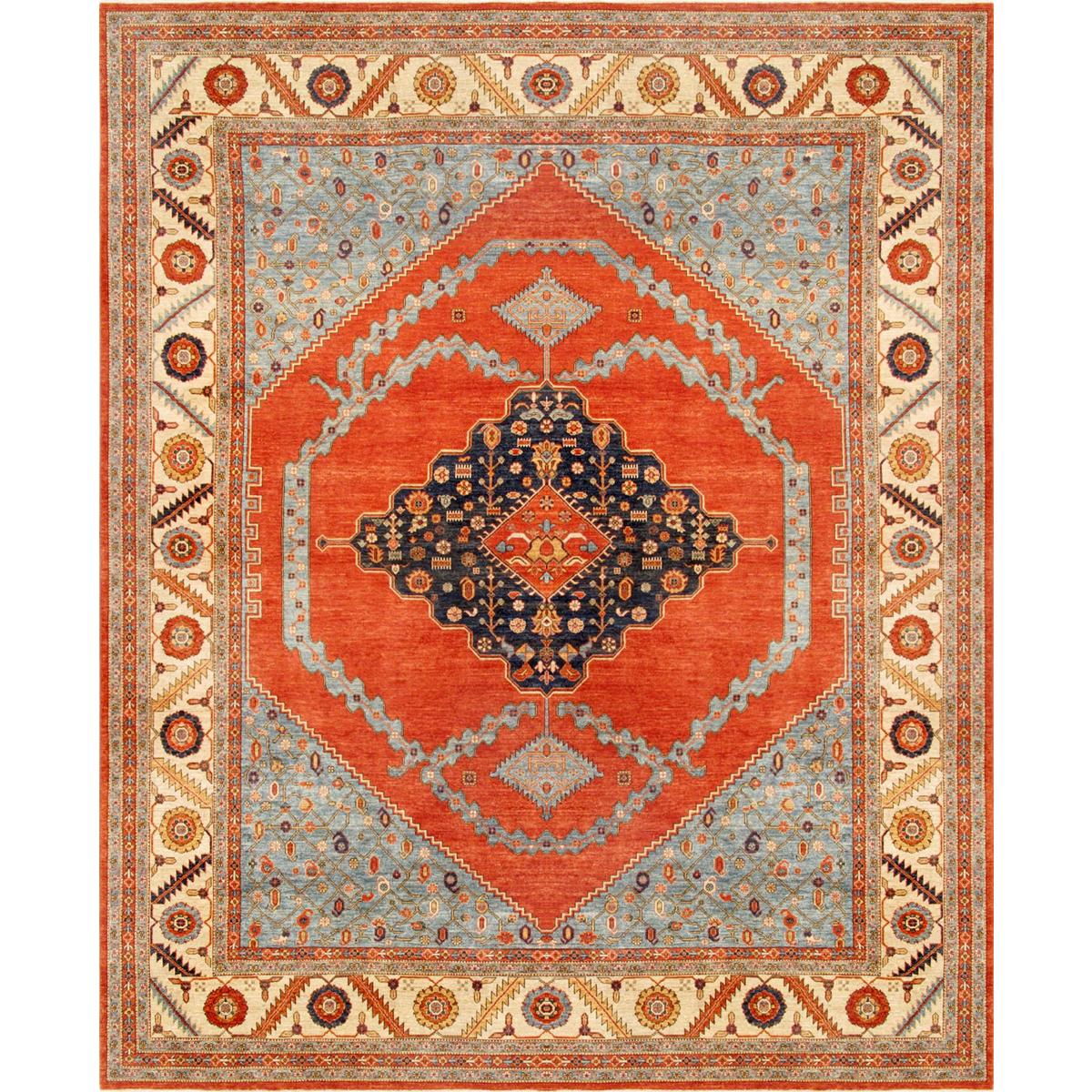 Serapi Hand-Knotted Lamb's Wool Area Rug