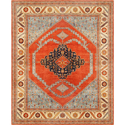 Serapi Hand-Knotted Lamb's Wool Area Rug