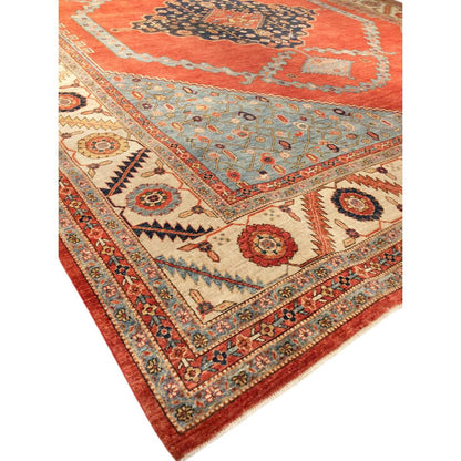 Serapi Hand-Knotted Lamb's Wool Area Rug