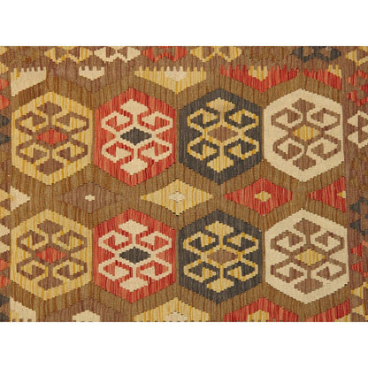 Kilim Hand-Woven Wool Area Rug