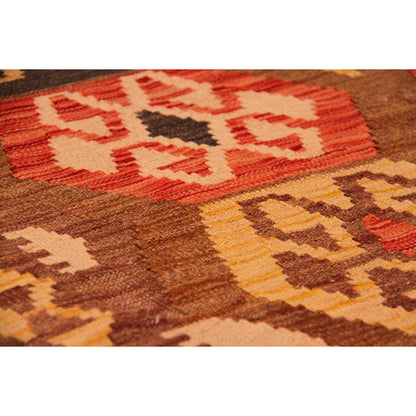Kilim Hand-Woven Wool Area Rug
