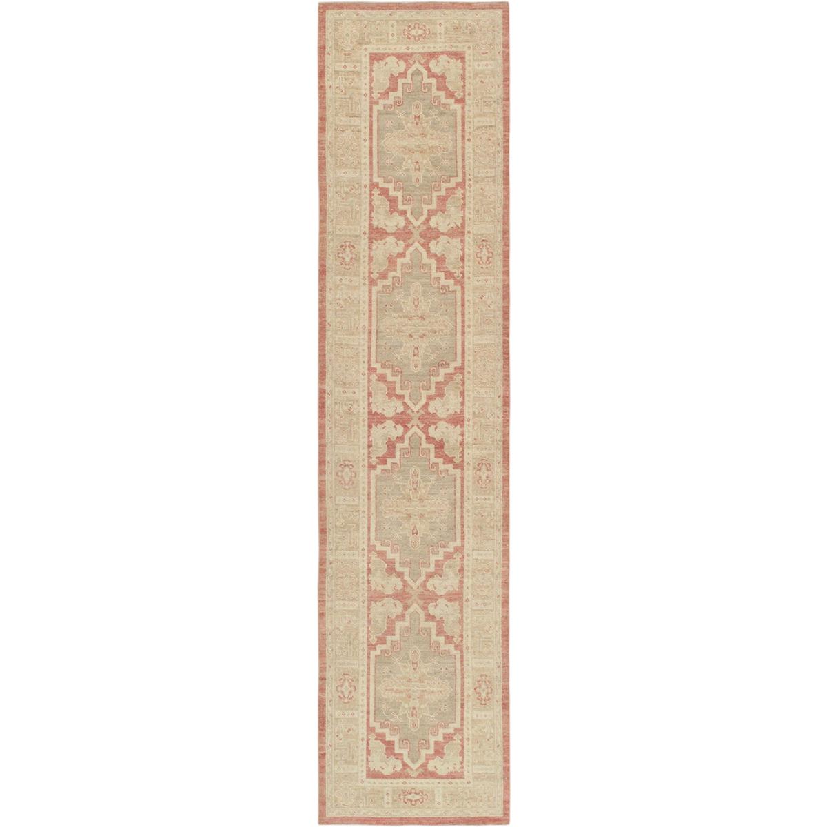 Oushak Hand-Knotted Wool Area Rug