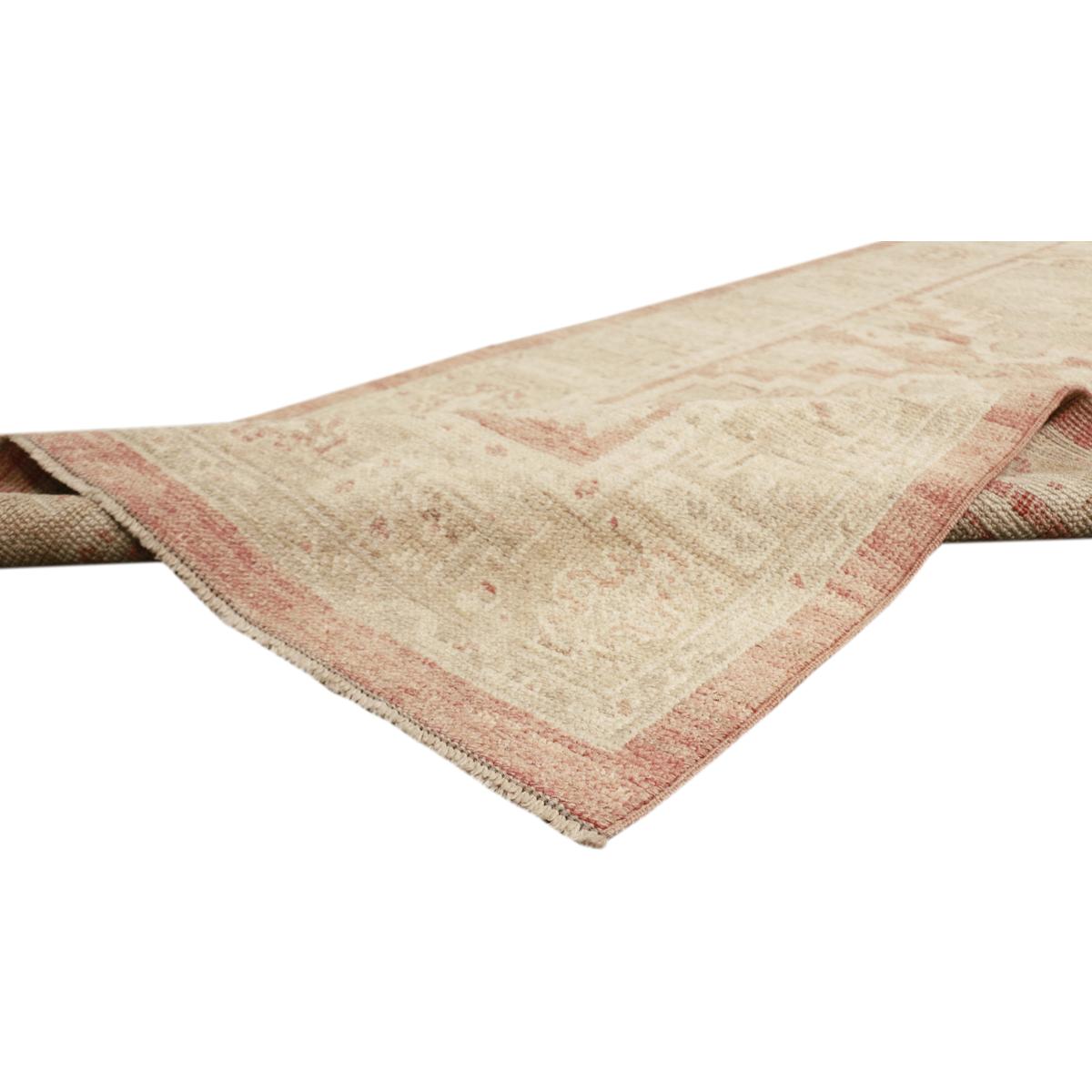 Oushak Hand-Knotted Wool Area Rug