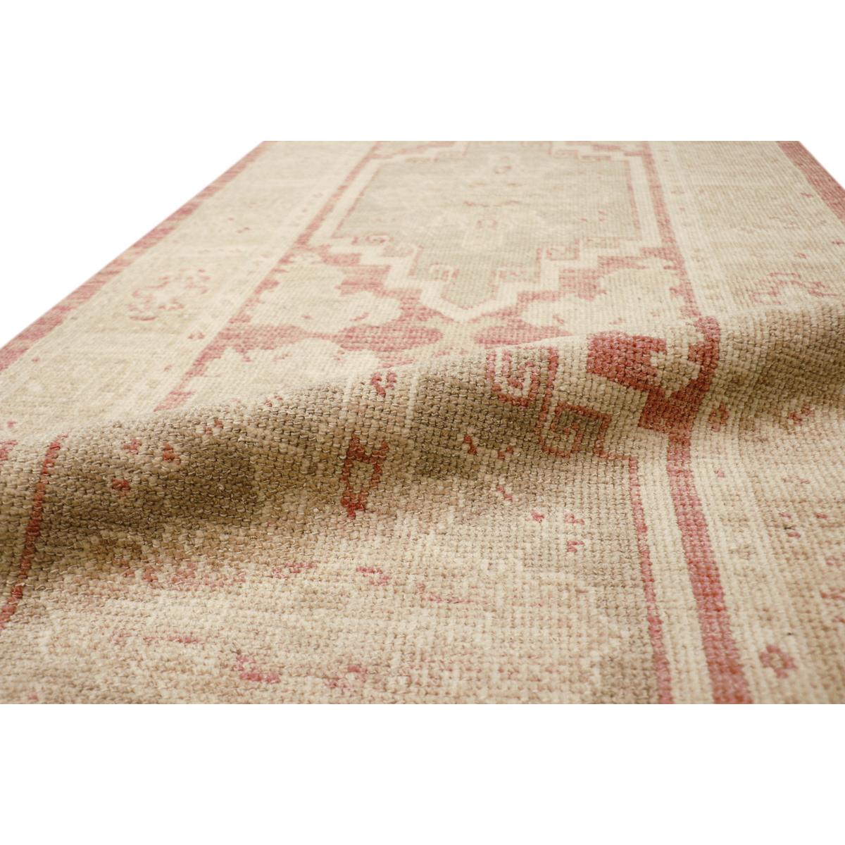 Oushak Hand-Knotted Wool Area Rug