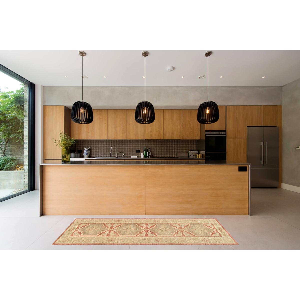 Oushak Hand-Knotted Wool Area Rug