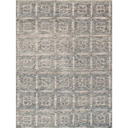 Transitional Hand-Knotted Wool Area Rug