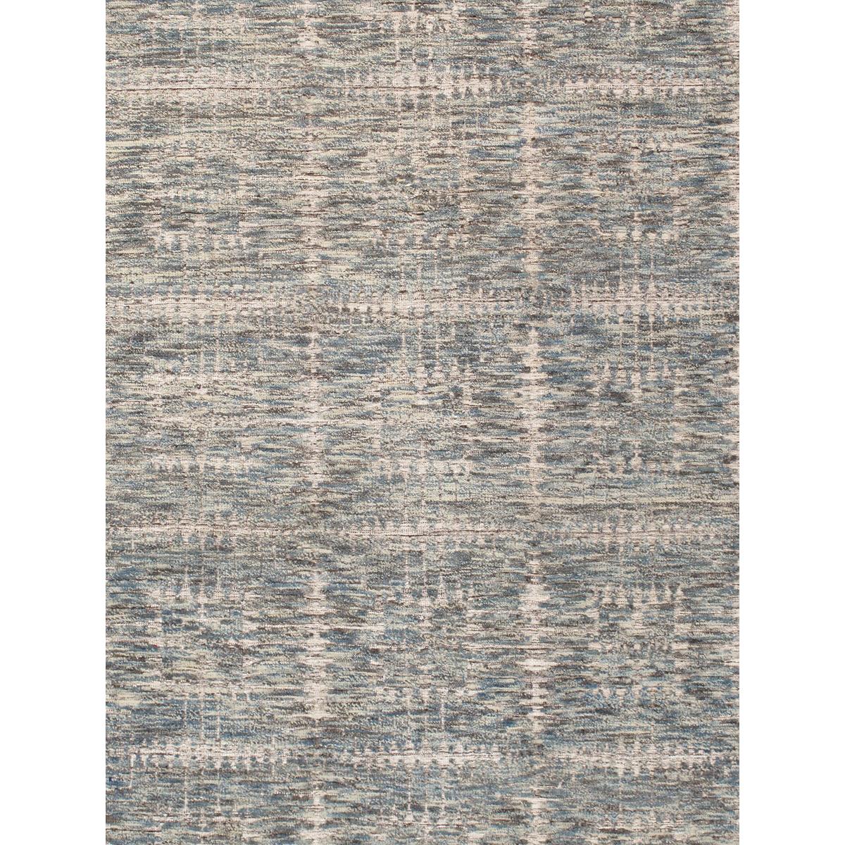 Transitional Hand-Knotted Wool Area Rug