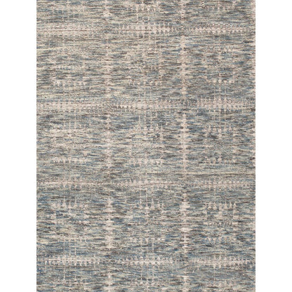 Transitional Hand-Knotted Wool Area Rug