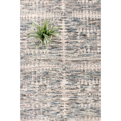 Transitional Hand-Knotted Wool Area Rug