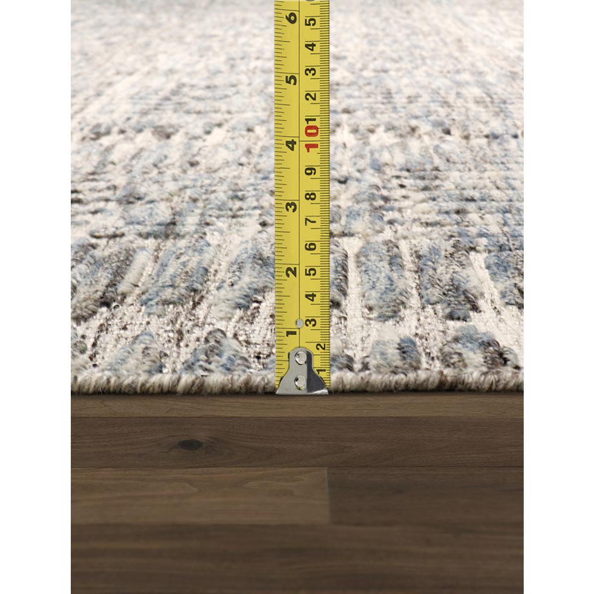 Transitional Hand-Knotted Wool Area Rug