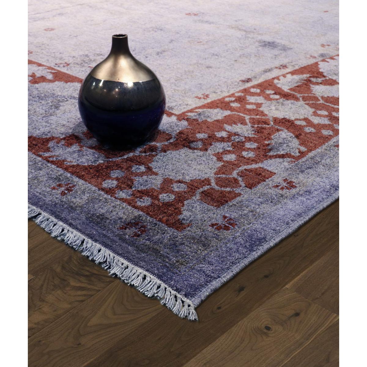 Lahore Hand-Knotted Wool Area Rug