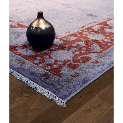 Lahore Hand-Knotted Wool Area Rug