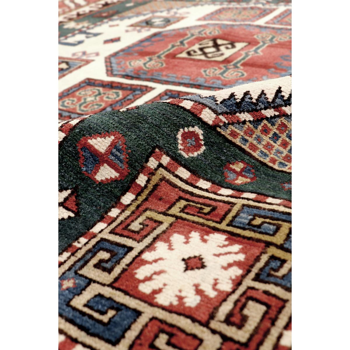 Hand-Knotted Wool Area Rug