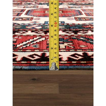 Hand-Knotted Wool Area Rug