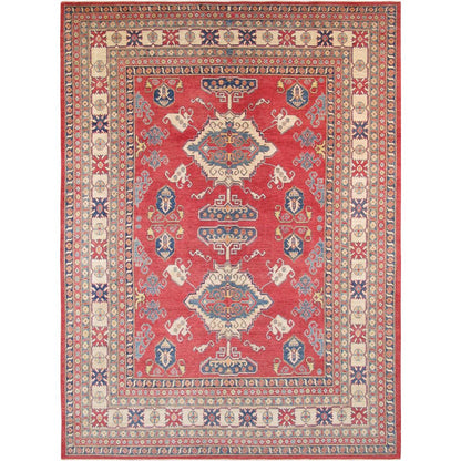 Hand-Knotted Wool Area Rug