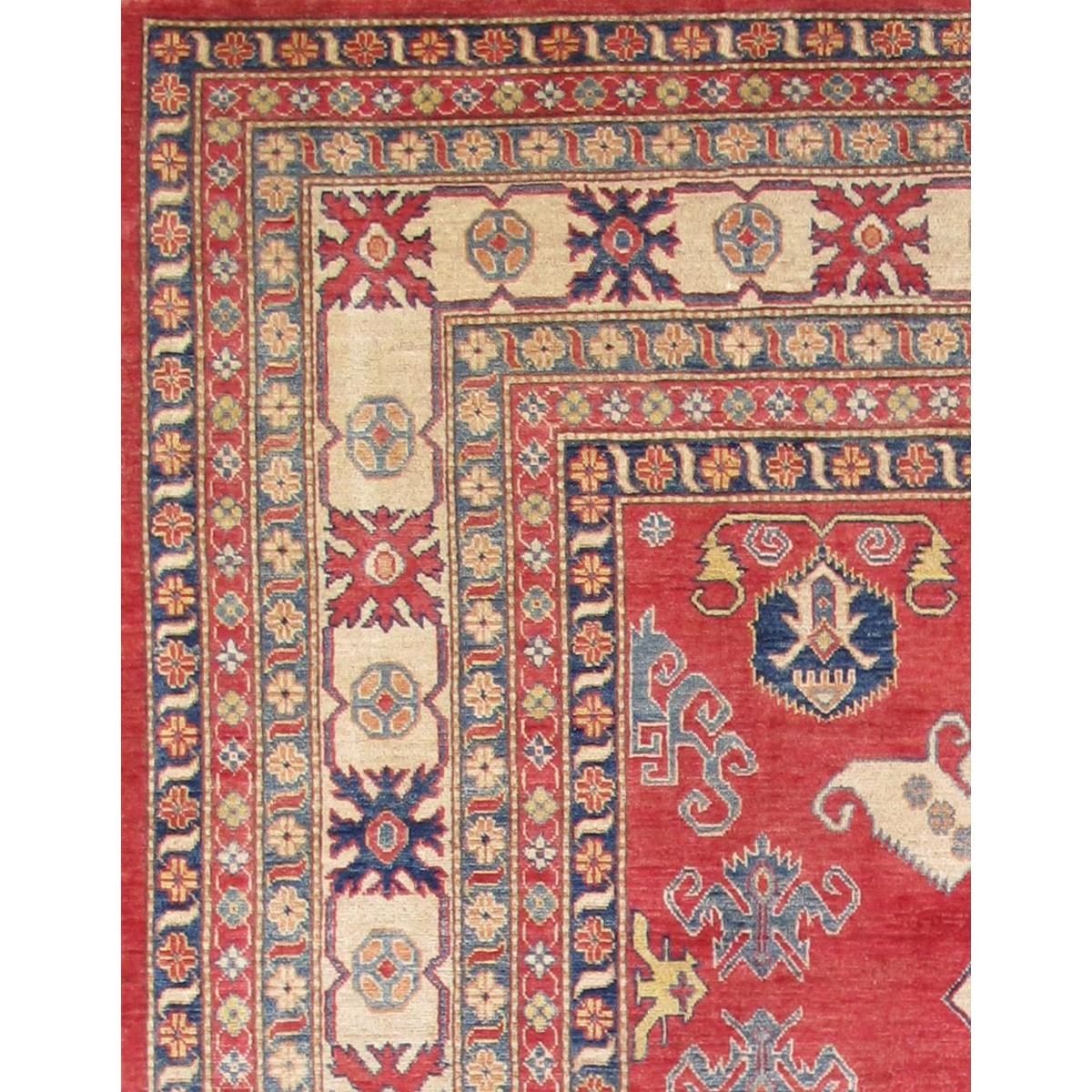 Hand-Knotted Wool Area Rug