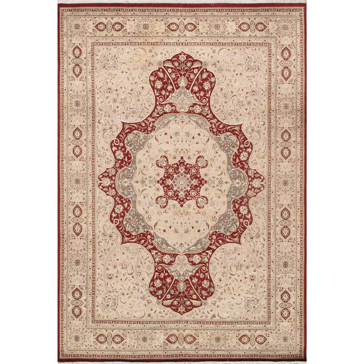 Baku Hand-Knotted Silk & Wool Area Rug