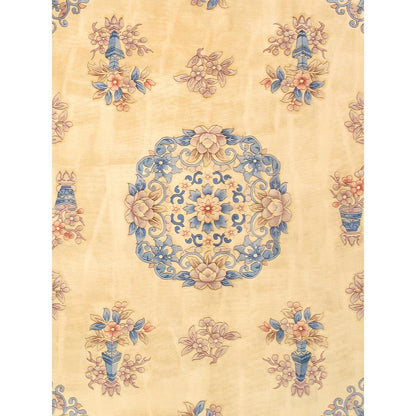 Hand-Knotted Wool Area Rug