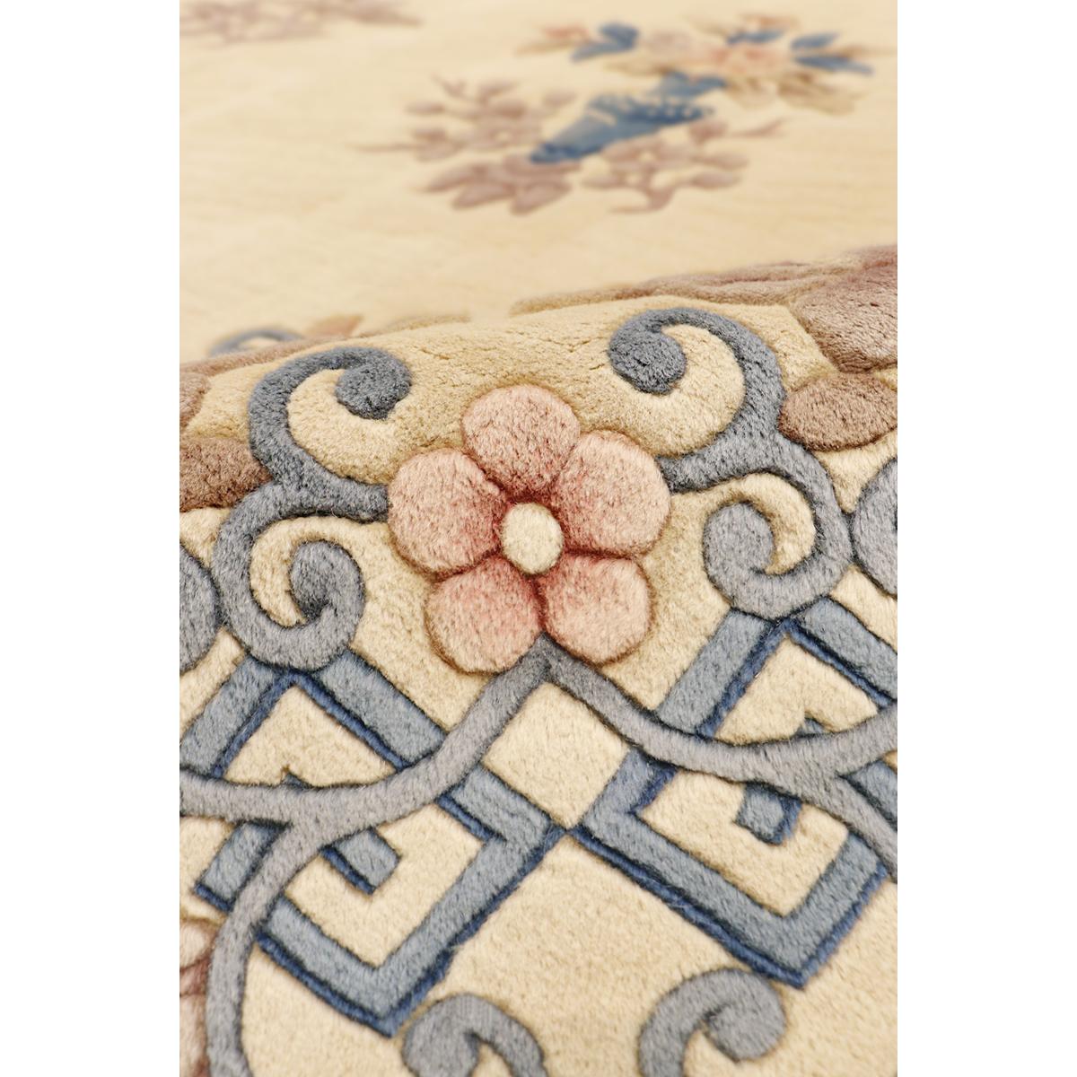 Hand-Knotted Wool Area Rug