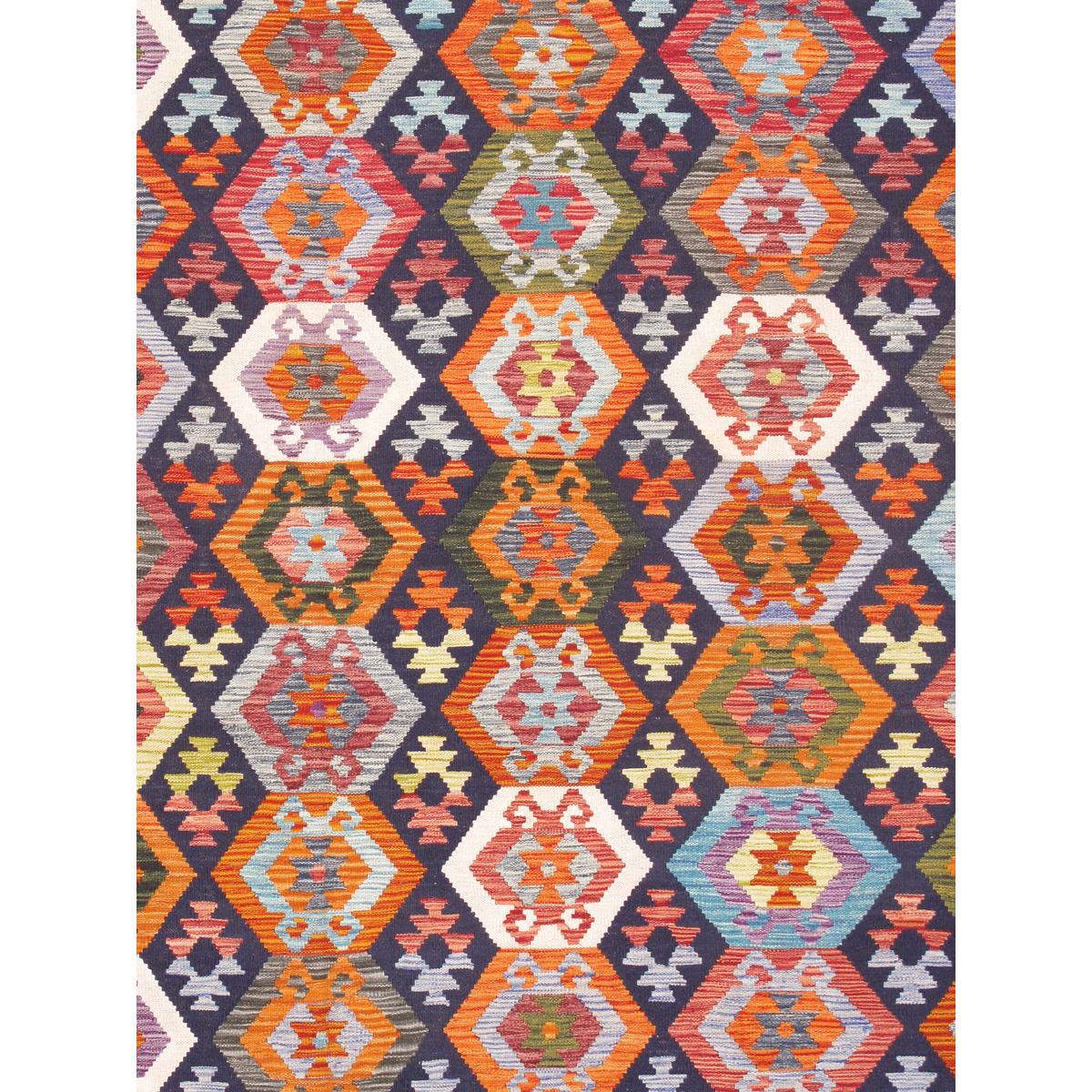 Kilim Flatweave Wool Area Rug