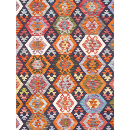 Kilim Flatweave Wool Area Rug